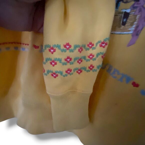 Polo Ralph Lauren Yellow Polo Bear Embroidered New Orleans Country Sweatshirt XS - Picture 9 of 16